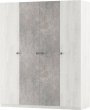 VIVIAN satnkov skrina 4D, light artwood/industrial