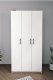WARDROB 3 dverov atnkov skria, biela