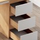 MELANGE 120 psac stl, biela/antracit