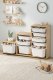 ALARA �lo�n� box, biela/dub zaf�rov�