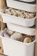ALARA �lo�n� box, biela/dub zaf�rov�