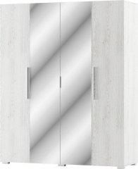 ROMBO satnkov skrina 4D, biela/light artwood
