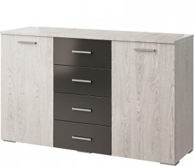 LILEA NEW komoda, antracit/light artwood